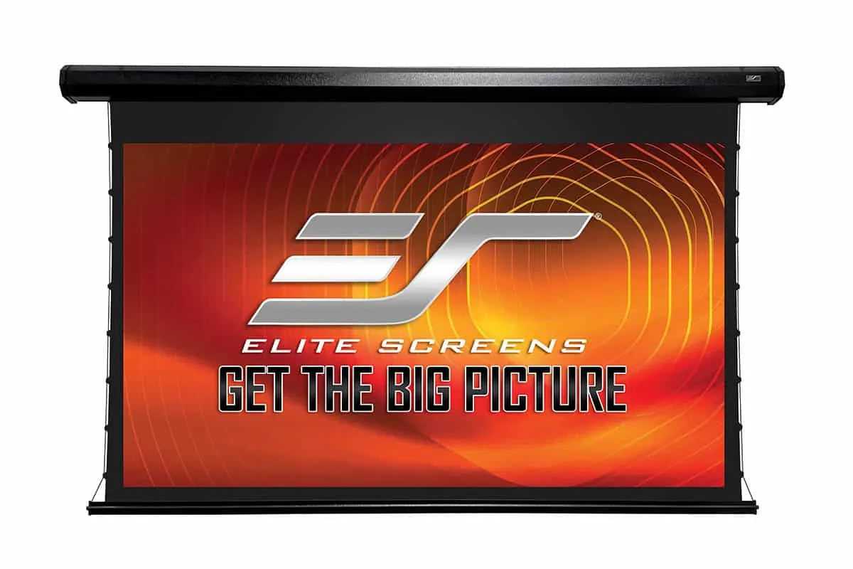 Ảnh minh họa Màn chiếu Elite Screens CineTension 3 WraithVeil Dual 135 inch TE135HR3-DUAL – Màn điện căng 2 mép chiếu trước/sau 3