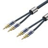 Vention Speaker Wire (Hi-Fi) with Dual Banana Plugs 5M Blue ( BLB-LJ )