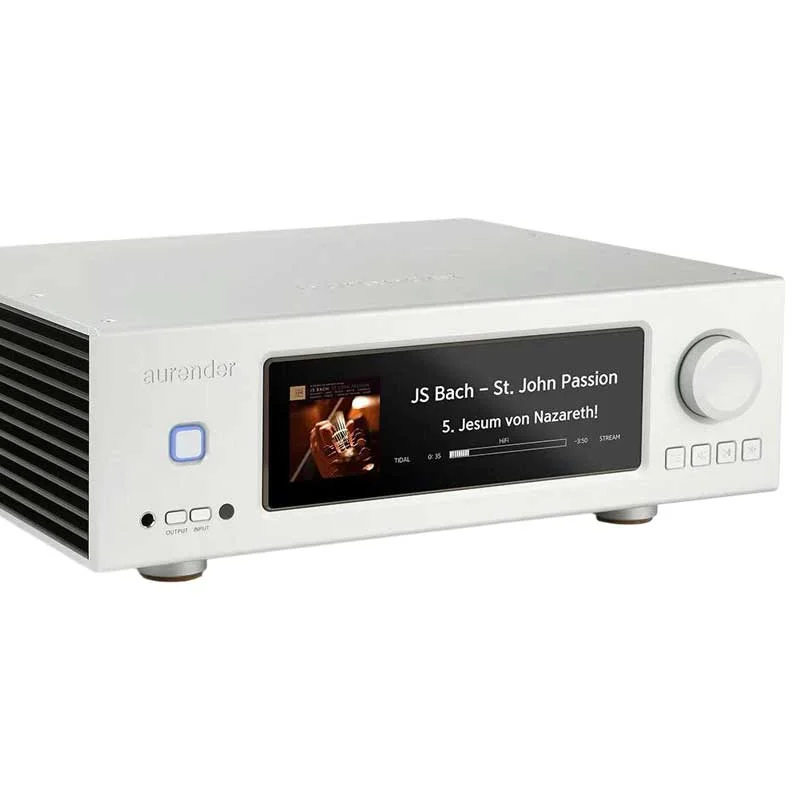 Ảnh minh họa Music Server Aurender AP20, DAC Chipset AKM 4497, OCXO, Coax RCA, Optical/Toslink 1