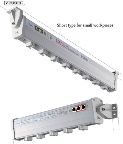 VESSEL C-60 thanh khử tĩnh điện 24 VDC (± 30V/ 602 mm/ 64L/phút)