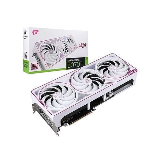 Ảnh minh họa VGA Colorful iGame RTX 5070 Ti Ultra White OC 16GB 2