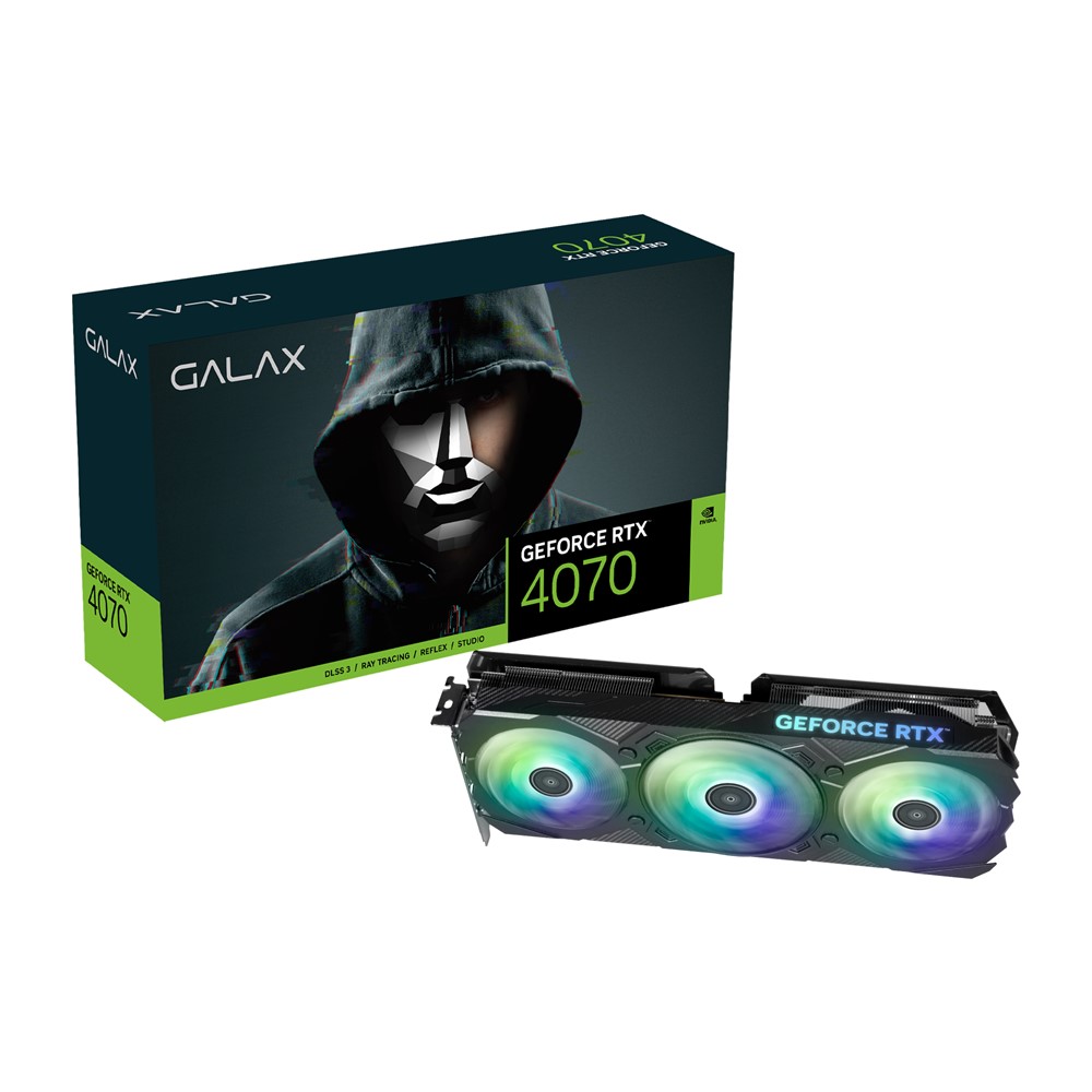 VGA GALAX GeForce RTX 4070 EX Gamer Black