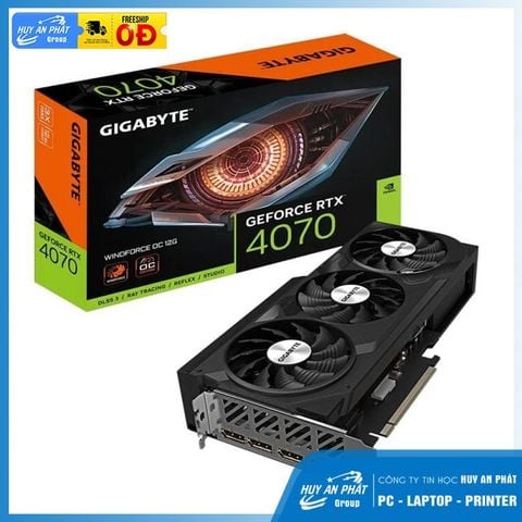 VGA Gigabyte RTX 4070 Windforce OC 12GB N4070WF3 OC-12GD
