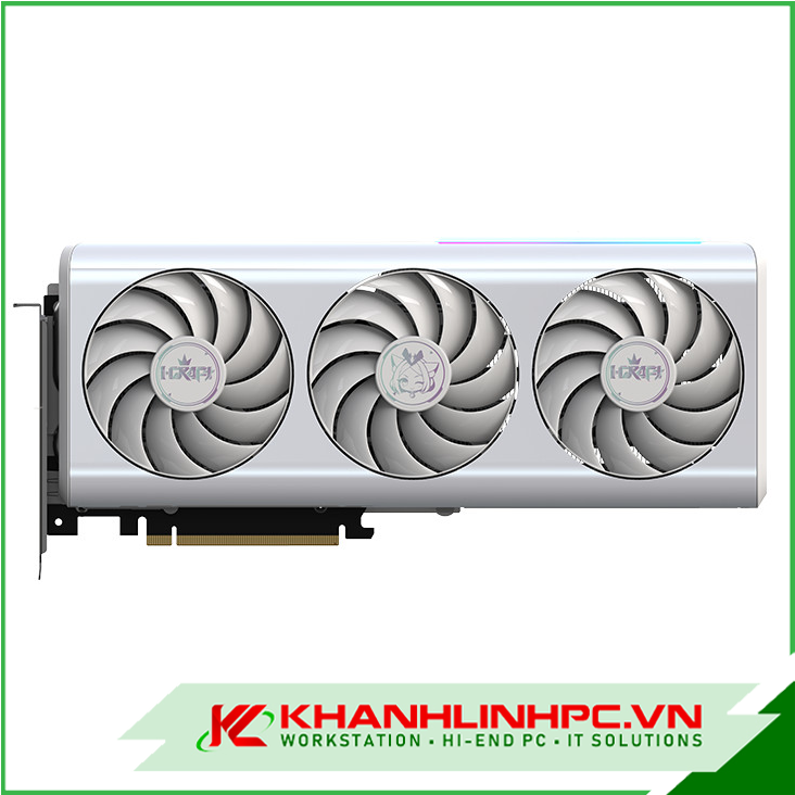 Ảnh minh họa VGA MAXSUN RTX5060Ti iCraft OC16G AIGA (3 fan, trắng) 1