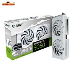  VGA Palit GeForce RTX 5060 WHITE OC 8GB GDDR7 (NE75060U19P1-GB2063M) 