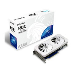  VGA Sparkle Intel ARC A770 ROC OC Edition 16GB DDR6 White 