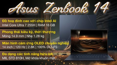 Asus Zenbook 14 UX3405CA Ultra 7 255H (PZ368WS)