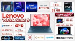  Lenovo Yoga Slim 9 OLED 14ILL10 Ultra 7 258V (83CX001AVN) 