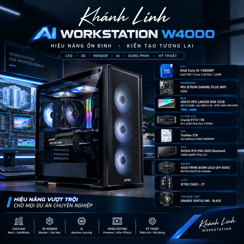 AI Workstation Intel Core i5-14600KF