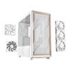 Vỏ case ANTEC FLUX WHITE (eATX/Màu đen/5 fan)