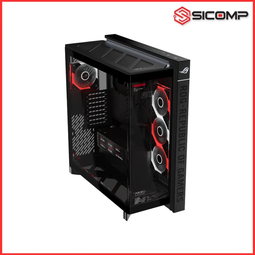 Ảnh minh họa VỎ CASE ASUS ROG CRONOX ARGB (EATX / FULL TOWER / KÈM MÀN HÌNH 9.2 INCH) 1