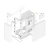 Vỏ case ATX Mid-Tower hiệu năng hiện đại HYTE X50 - Snow White