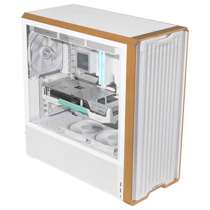 Ảnh minh họa Vỏ case Gaming Mid Tower ATX LIAN LI Lancool 217 - Trắng (Kèm 5 quạt) 1
