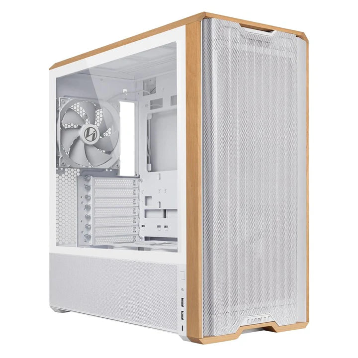 Ảnh minh họa Vỏ case Gaming Mid Tower ATX LIAN LI Lancool 217 - Trắng (Kèm 5 quạt) 2