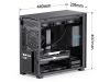 Vỏ case Jonsbo D41 MESH SCREEN Đen