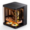 Vỏ Case JONSBO TK-1 BLACK ( MID TOWER, Màu Đen, Kính cong)