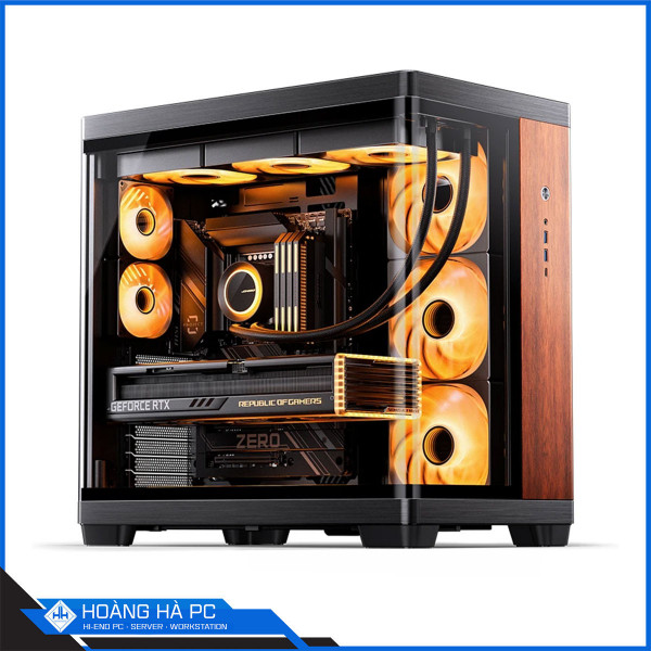 Vỏ Case Jonsbo TK-4 Wood (ATX/ Màu Gỗ) - No Fan