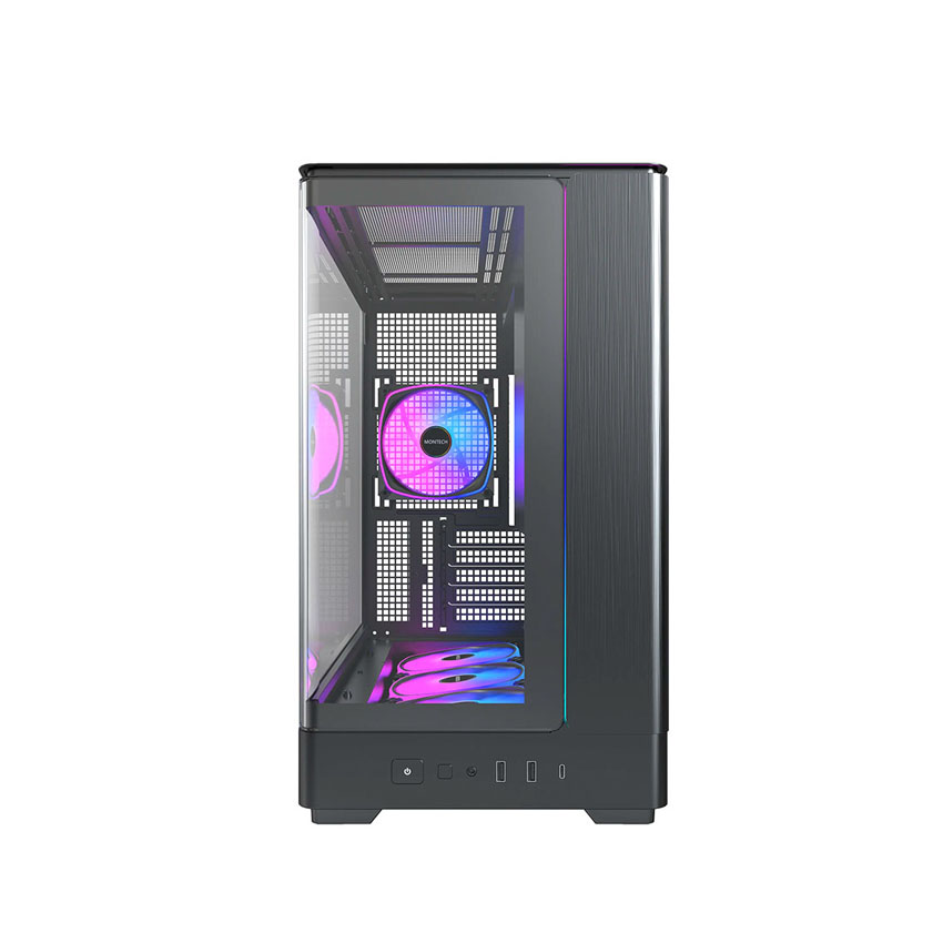 Ảnh minh họa Vỏ Case KING 15 PRO BLACK (mATX/4 Fan ARGB) 1