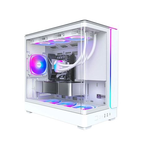 Vỏ Case KING 15 PRO WHITE (mATX/4 Fan ARGB)
