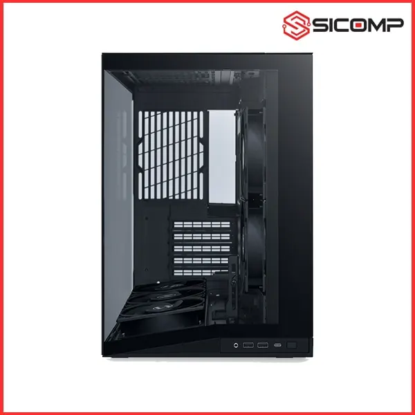 Ảnh minh họa VỎ CASE LIAN-LI O11D MINI V2 FLOW (MINI TOWER, MÀU ĐEN) (SẴN 5 FAN) 2