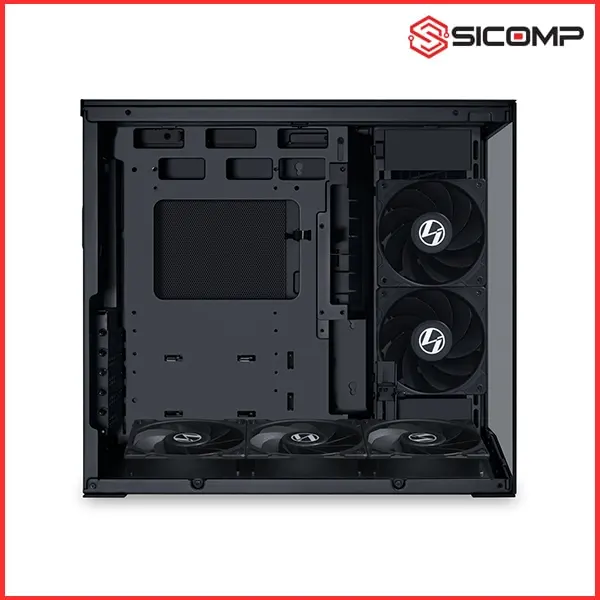 Ảnh minh họa VỎ CASE LIAN-LI O11D MINI V2 FLOW (MINI TOWER, MÀU ĐEN) (SẴN 5 FAN) 3