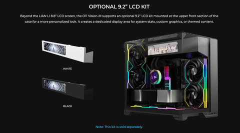 Vỏ CASE Lianli O11 VISION M DIGITAL O11VMDX ( BLack )
