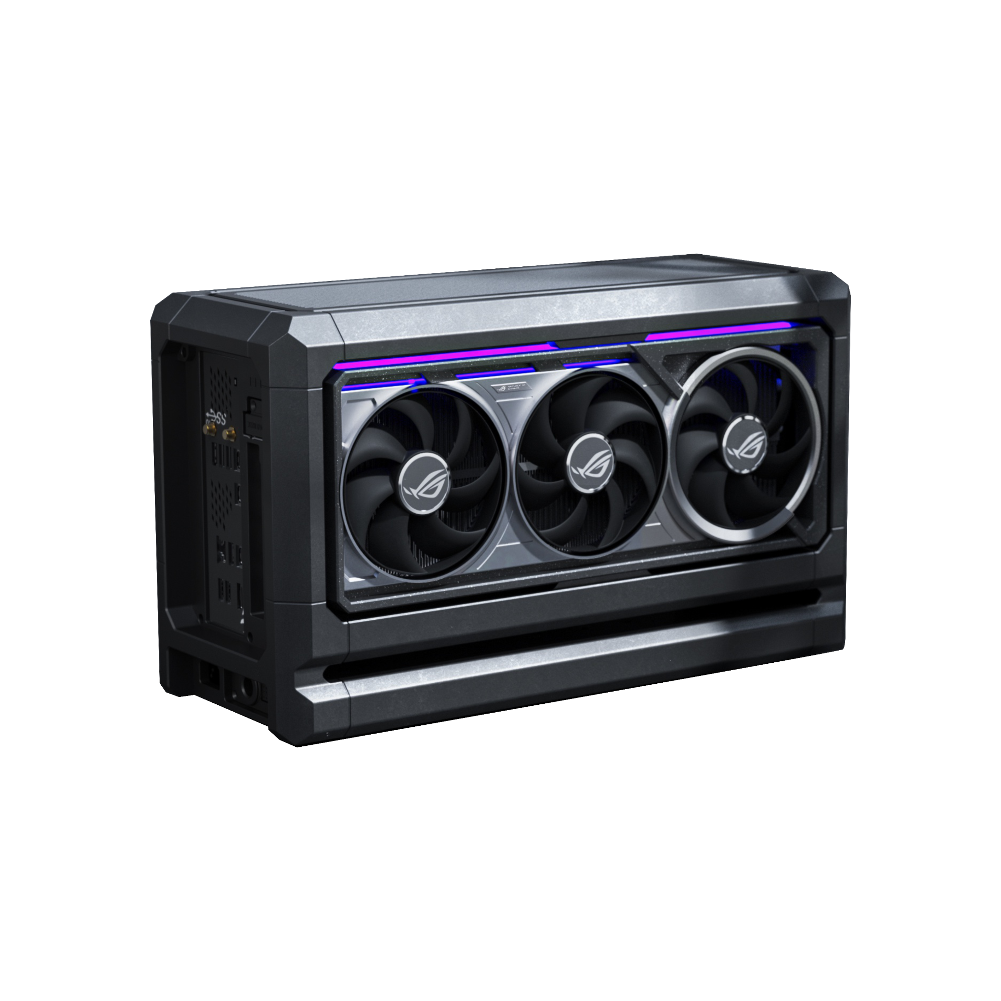 Ảnh minh họa Vỏ case máy tính Mini ITX XiKii Industry FF07 ROG 1