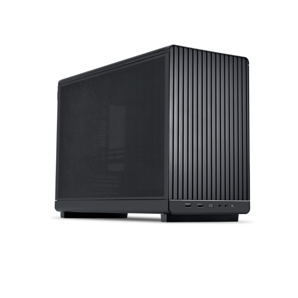 Ảnh minh họa Vỏ Case Mini Lian Li DAN-A3 Black WOOD ( Matx, Mặt Gỗ) 1