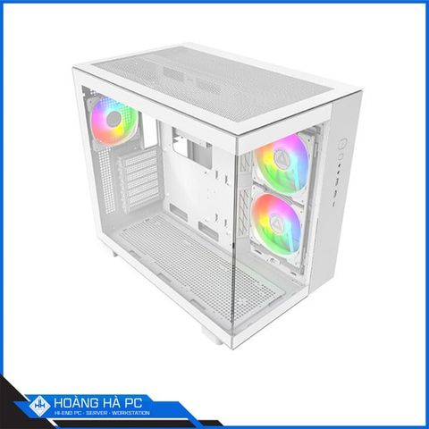 Vỏ Case Montech KING 65 PRO White - 3FAN ARGB
