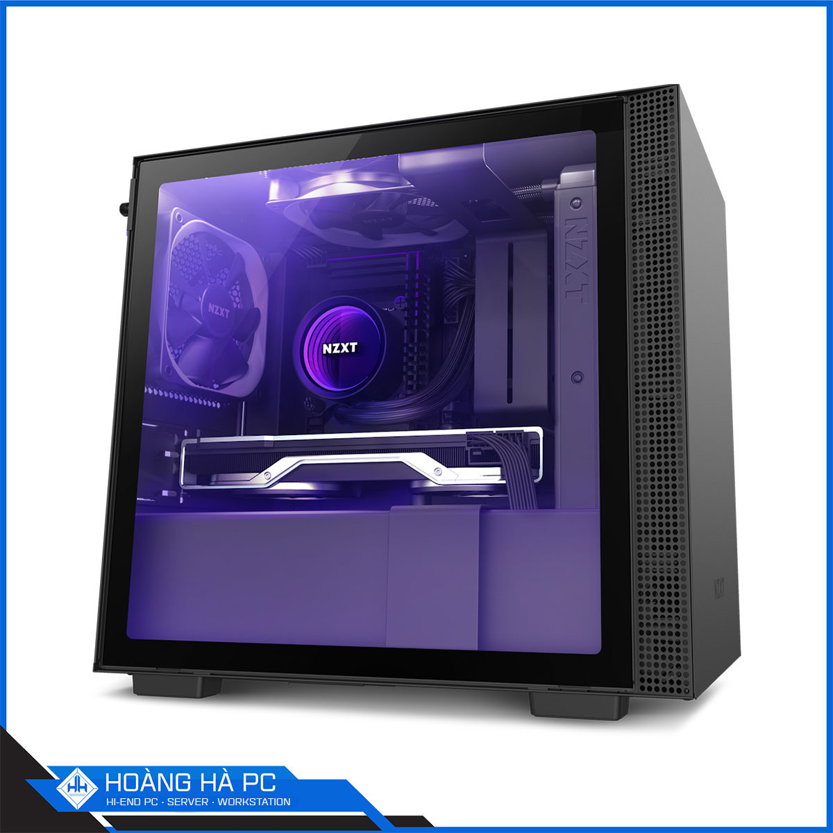 Ảnh minh họa Vỏ Case NZXT H210i Black 2