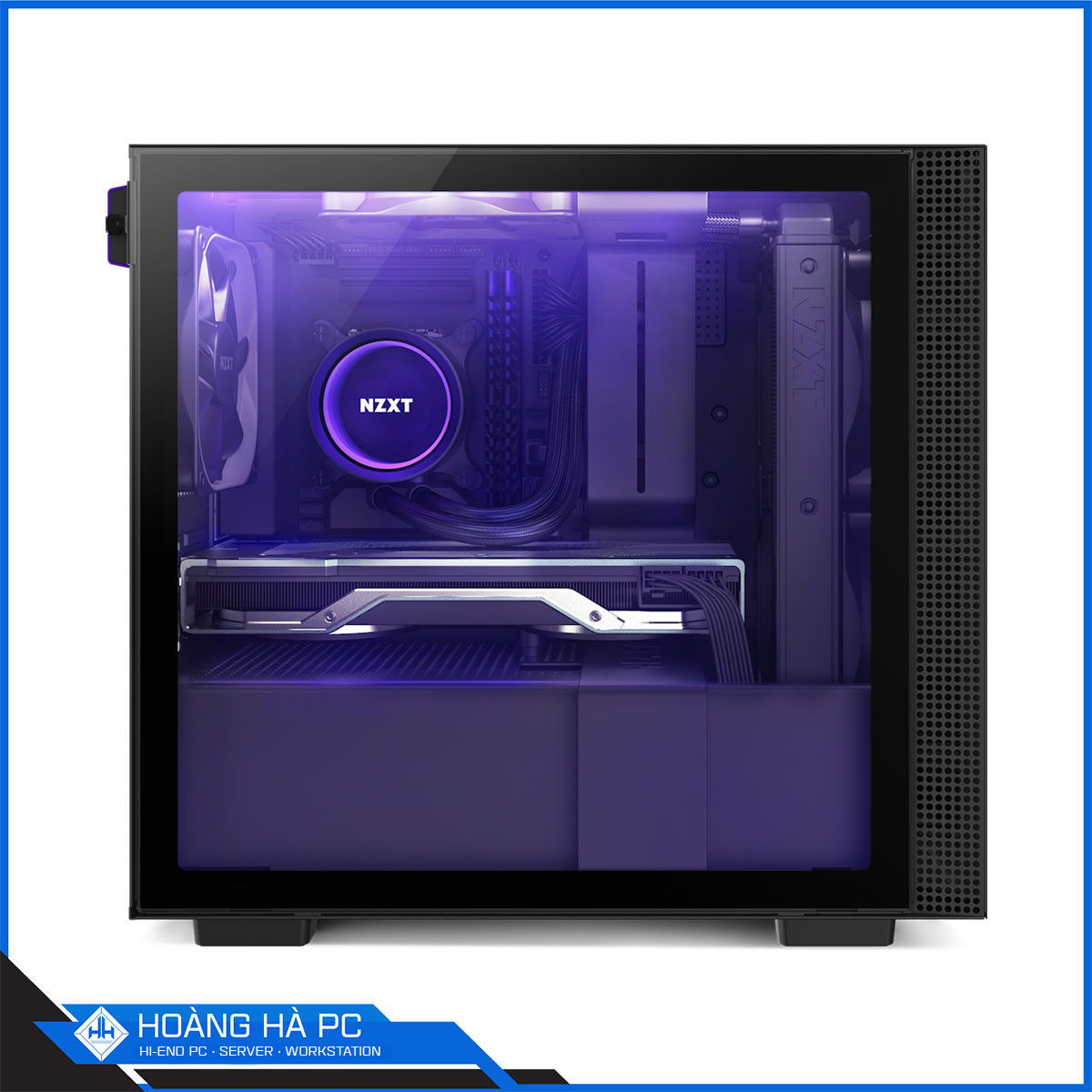 Ảnh minh họa Vỏ Case NZXT H210i Black 3