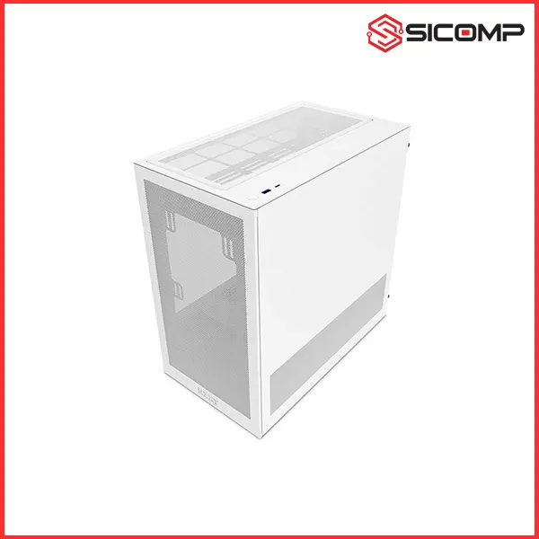 Ảnh minh họa VỎ CASE NZXT H3 FLOW ALL WHITE M-ATX MICRO ATX (CC-H31FW-01) 2
