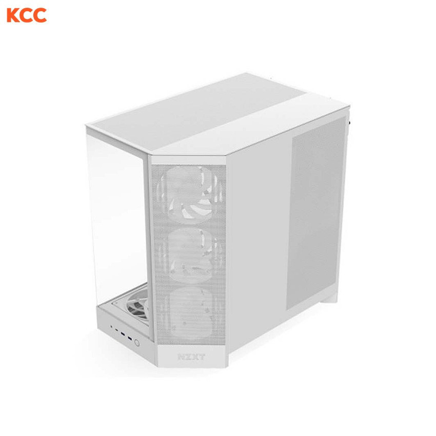 Ảnh minh họa Vỏ case NZXT H9 Flow RGB+ 2025 All White (CM-H92FW-P1) 1