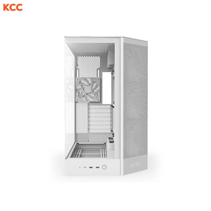 Ảnh minh họa Vỏ case NZXT H9 Flow RGB 2025 All White (CM-H92FW-R1) 1