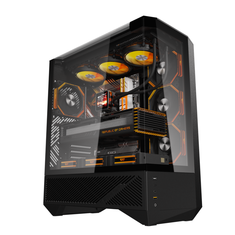 VỎ CASE PC DARKFLASH DY460 BLACK/WHITE