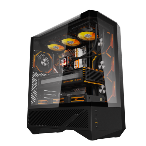 Vỏ Case Pc Darkflash Dy460 Black/white