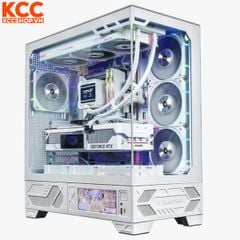  VỎ CASE PC VALKYRIE VK03 KÈM MÀN HÌNH LCD 6.2 ( Màu Trắng ) 