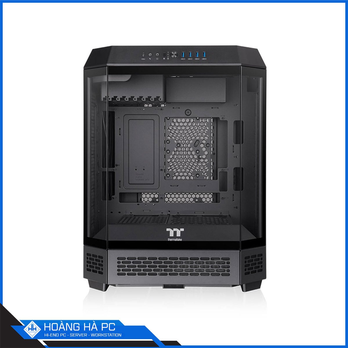 Ảnh minh họa Vỏ case THERMALTAKE TOWER 600 - 2 FAN (Mid Tower / Màu Đen) 2