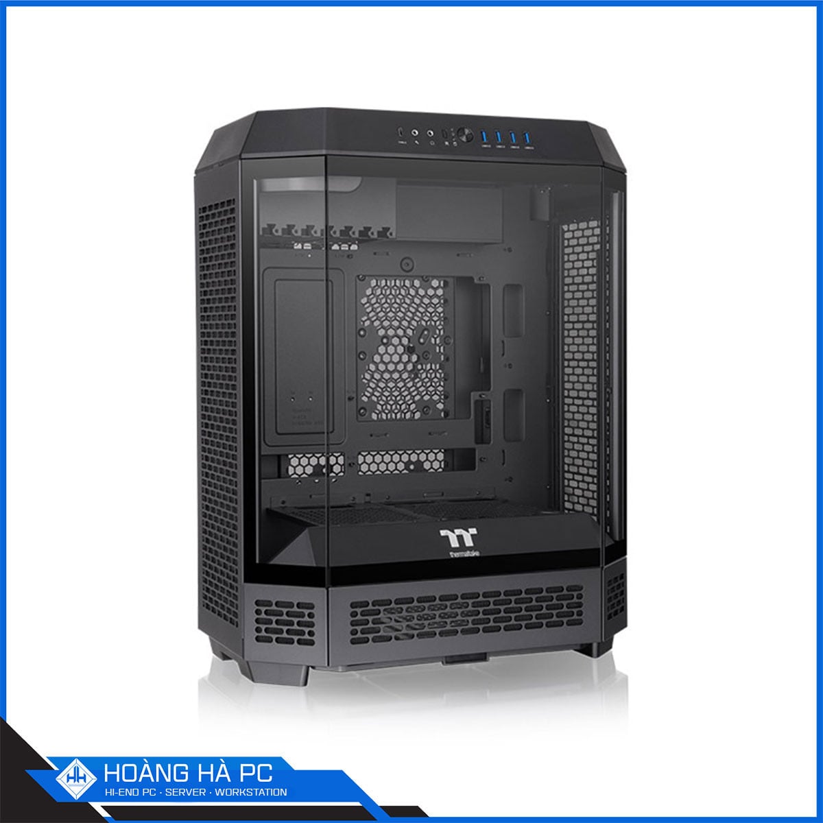 Ảnh minh họa Vỏ case THERMALTAKE TOWER 600 - 2 FAN (Mid Tower / Màu Đen) 3