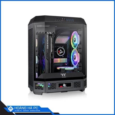 Vỏ case THERMALTAKE TOWER 600 - 2 FAN (Mid Tower / Màu Đen)