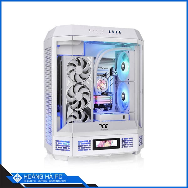 Vỏ case THERMALTAKE TOWER 600 SNOW - 2 FAN (Mid Tower / Màu Trắng)