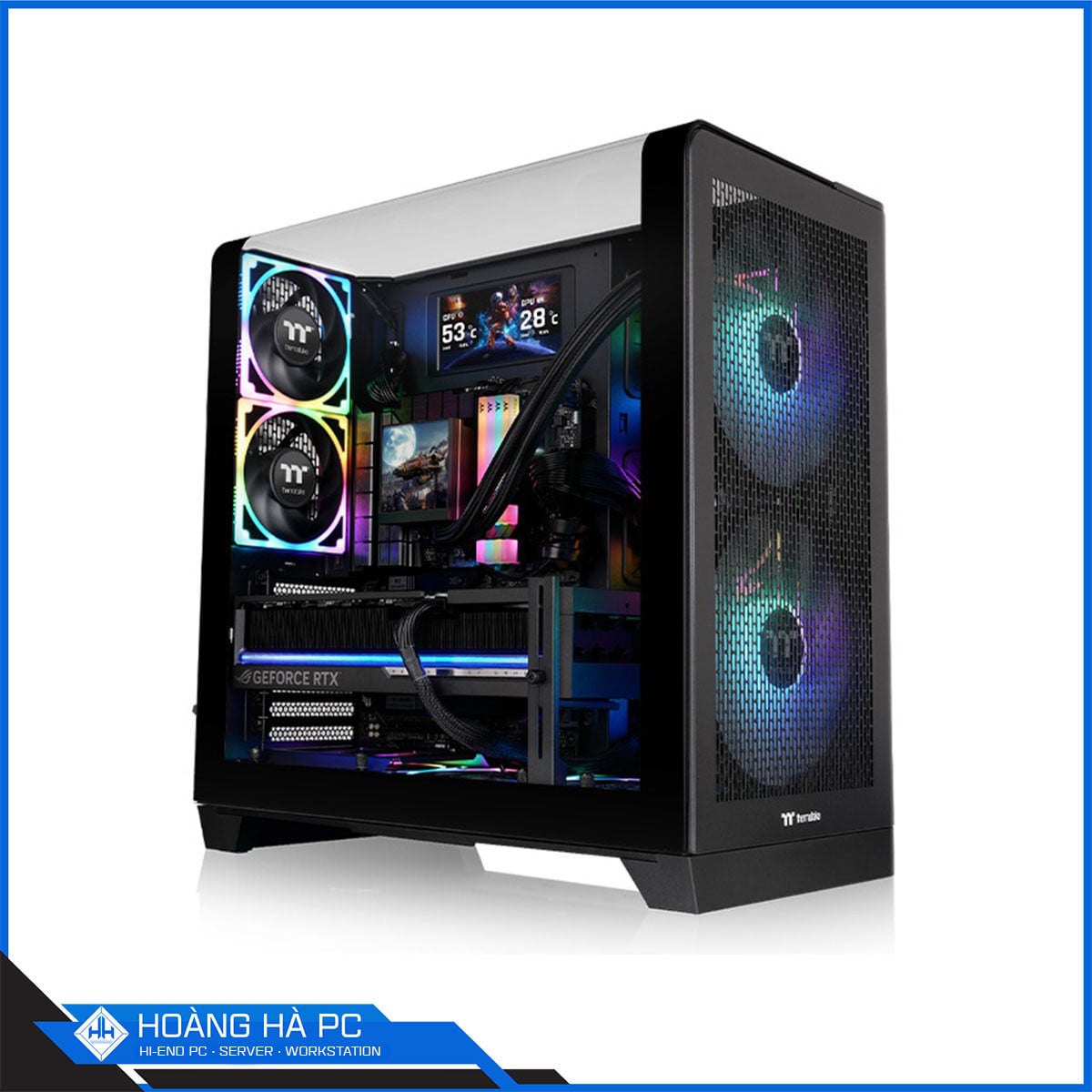 Ảnh minh họa Vỏ case THERMALTAKE VIEW 390 AIR - 2 Fan (Mid Tower / Màu Đen) 1