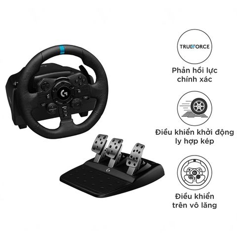 Vô Lăng Đua Xe Logitech G923 Trueforce Đi Kèm Pedal