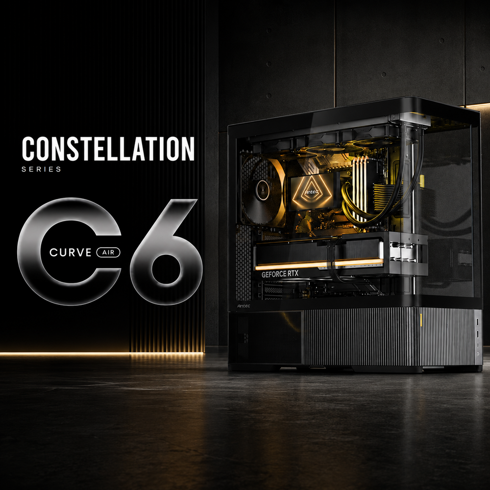 Vỏ máy tính Antec C6 Curve Air Mid-Tower