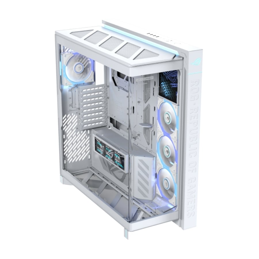 Ảnh minh họa Vỏ máy tính Asus ROG Cronox ARGB White Edition 1