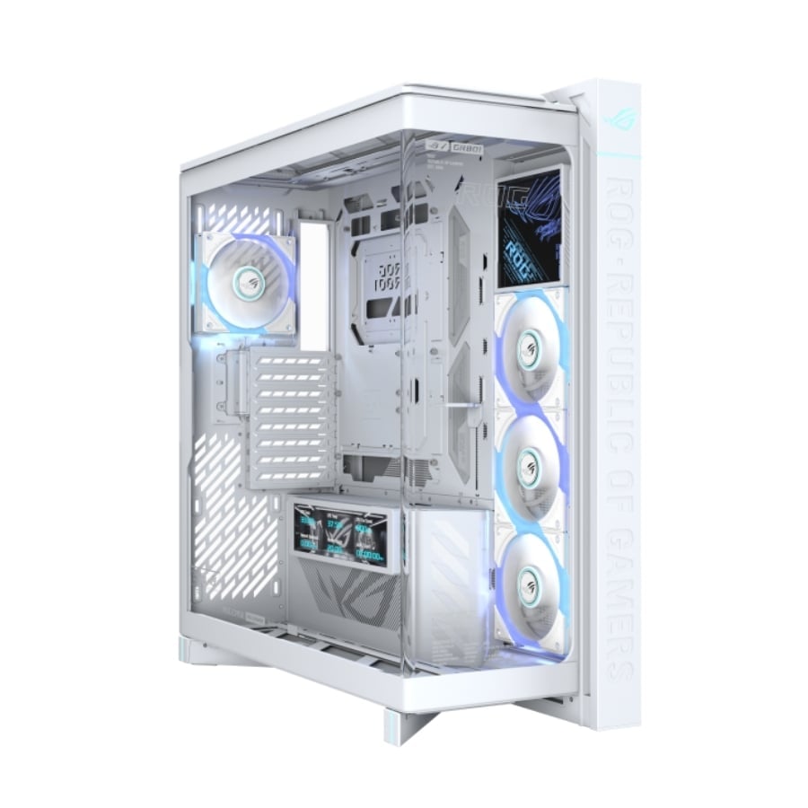 Ảnh minh họa Vỏ máy tính Asus ROG Cronox ARGB White Edition 2