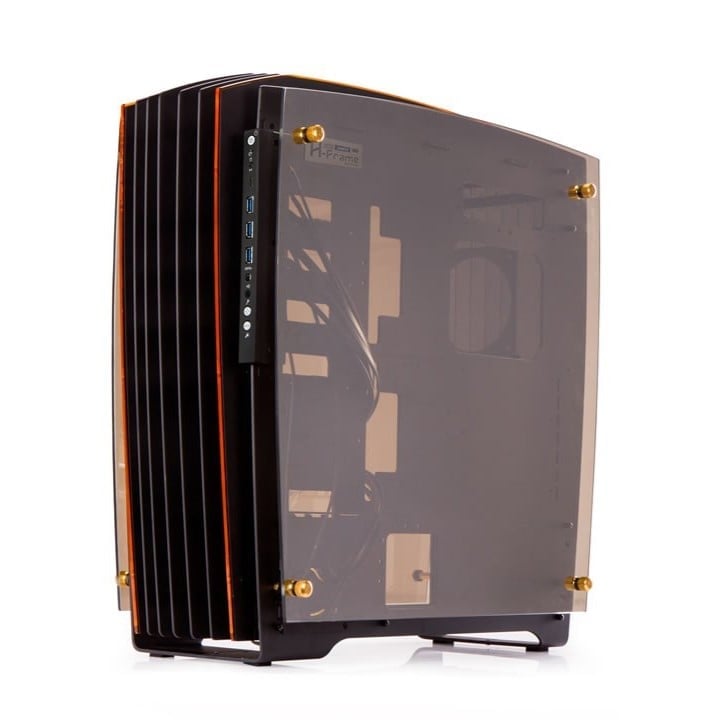 Vỏ máy tính InWin H-Frame 2.0 Black/ Amber LED Light