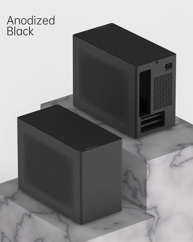 Vỏ máy tính ITX COOJ Z13 ( Black / Silver )