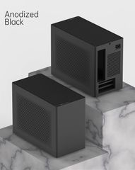  Vỏ máy tính ITX COOJ Z13 ( Black / Silver ) 
