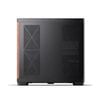 Vỏ máy tính JONSBO TK-4 WOOD (Mid Tower/ ATX/ Đen vân gỗ)
